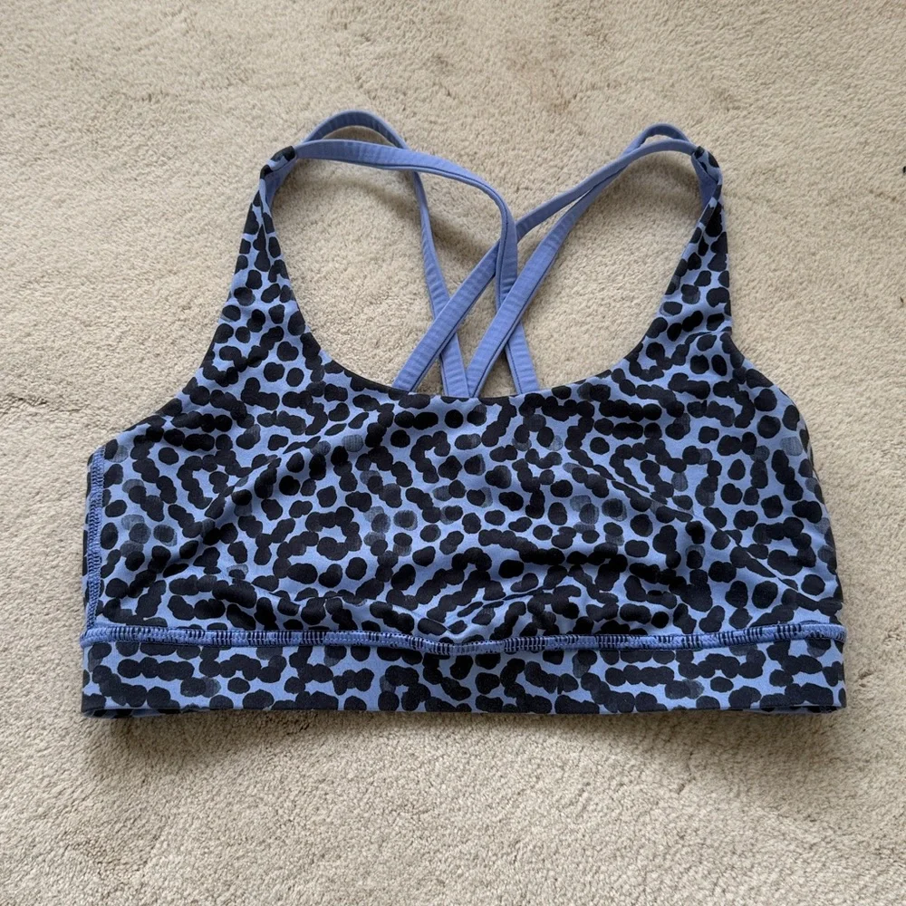 Lululemon Energy Bra Ace Spot Lullaby Black